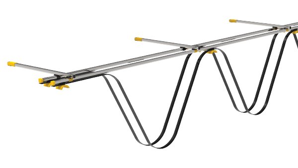 Гирлянда на двутавровой балке