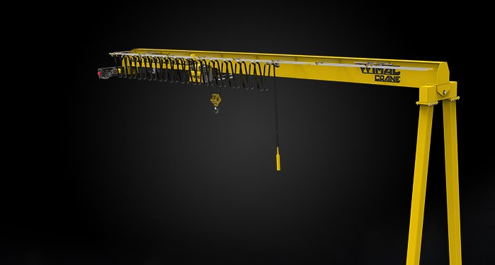 Полукозловой кран