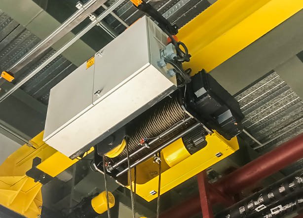 Применение стандартной монорельсовой тали