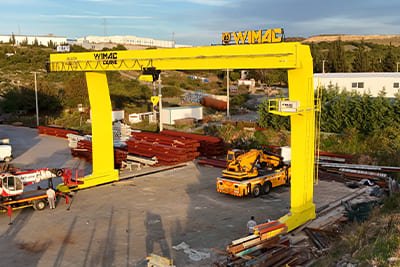 Двухбалочный козловой кран для промышленного наружного подъёма